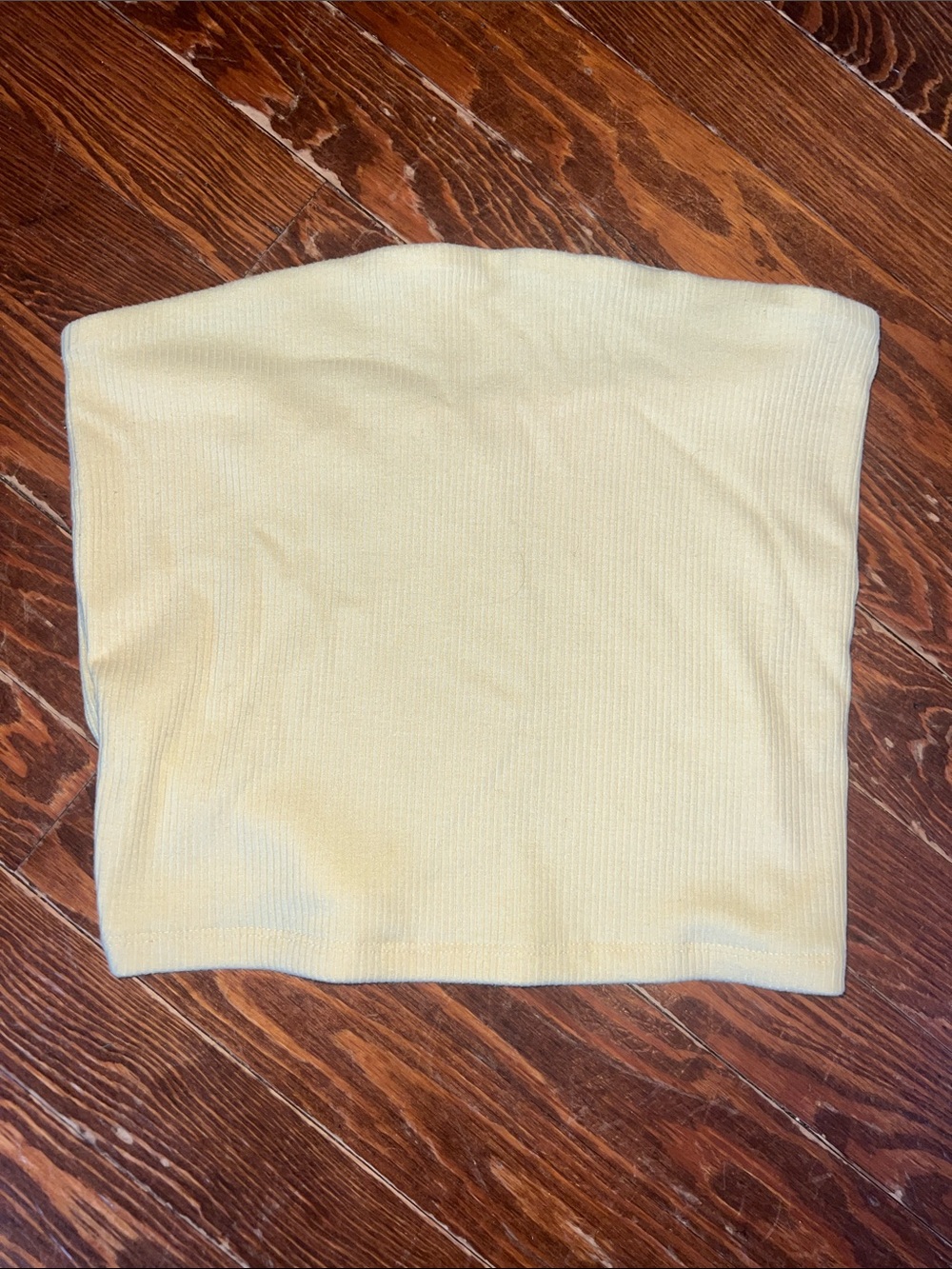 American Eagle Outfitters Cream Off-the-Shoulder Knit Tube Sweater
